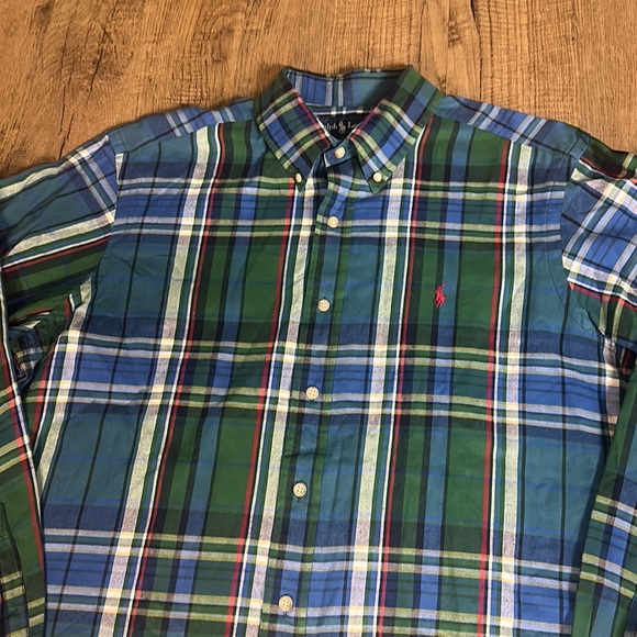 Polo Ralph Lauren button up Flannel classic Fit Men’s size XL - Picture 6 of 14